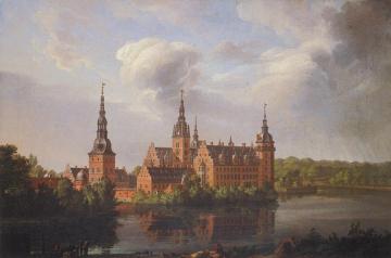 Frederiksborg Castle Artwork by Johan Christian Dahl