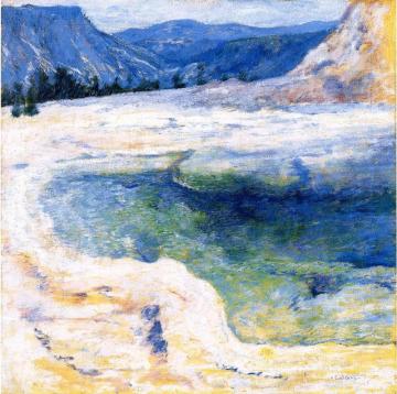 Emerald Pool Artwork by John Twachtman