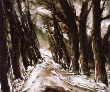 Snowy Landscape Artwork by Maurice De Vlaminck