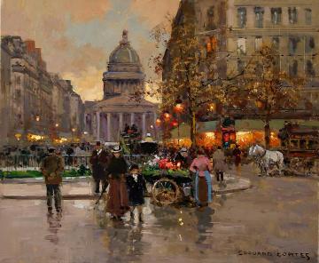The Pantheon Artwork by Edouard Léon Cortes