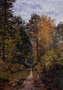 Path in the Forest Artwork by Claude Oscar Monet