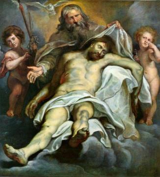 Holy Trinity Artwork by Peter Paul Rubens