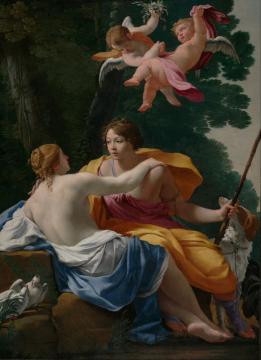 Venus And Adonis Artwork by Simon Vouet
