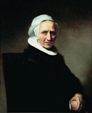 Portrait of an Old Woman Artwork by Ferdinand Bol