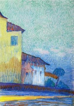 Palm Tree in Brittany Artwork by Emile Jourdan