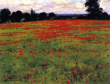 Red Poppies Artwork by William Wendt