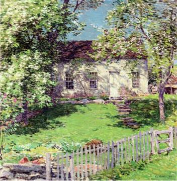 The Little White House Artwork by Willard Leroy Metcalf