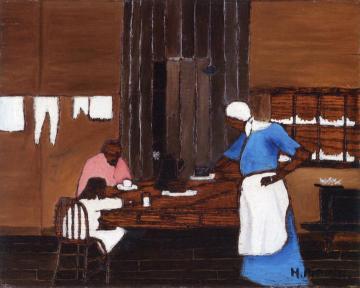 Supper Time Artwork by Horace Pippin