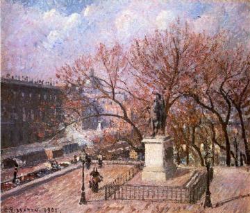 The Pont-Neuf and the Statue of Henri IV Artwork by Camille Pissarro