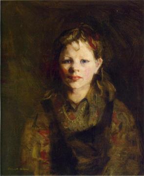 Little Dutch Girl Artwork by Robert Henri
