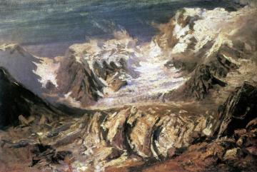 Glacier Macugnaga Artwork by Cesare Tallone