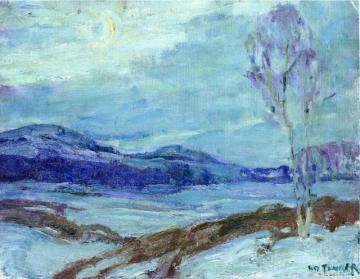 Landscape In Moonlight Artwork by Henry Ossawa Tanner