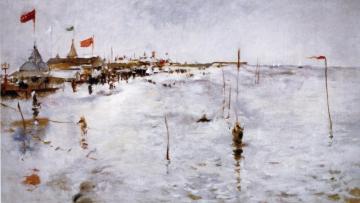 Coney Island: From Brighton Pier Artwork by John Twachtman