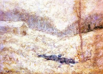 Winter Scene Artwork by John Twachtman