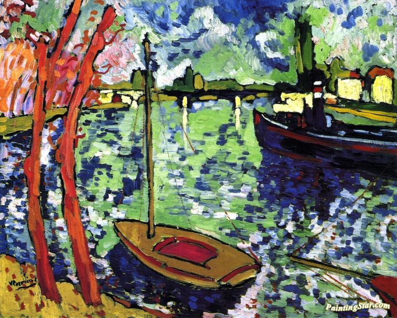 The Seine At Chatou Artwork by Maurice De Vlaminck