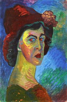 Self-Portrait I Artwork by Marianne von Werefkin