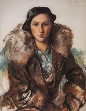Maria Butakova nee Evreinova Artwork by Zinaida Serebriakova