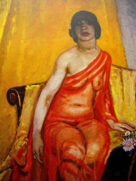 Portrait Of Tonia Stieltjes Artwork by Jan Sluyters