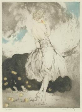 Forbidden Fruit Artwork by Louis Icart