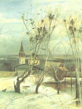 Rooks Come Flying Artwork by Alexei Kondratevich Savrasov
