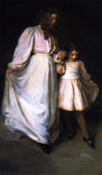 Dorothea And Francesca Artwork by Cecilia Beaux