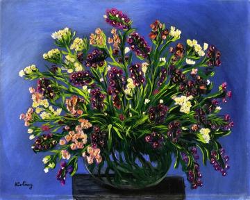 Flowers Artwork by Moise Kisling