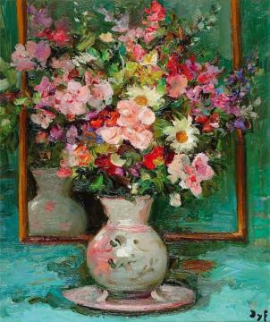 Flowers Artwork by Marcel Dyf
