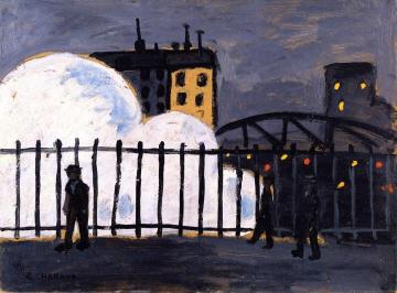 Gare du Nord Artwork by Auguste Chabaud