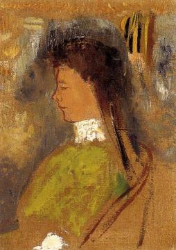 Violette Haymann Artwork by Odilon Redon