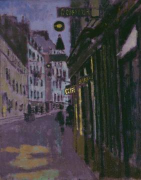 The Rue Notre-dame Des Champs, Paris: The Entrance To Sargent's Studio Artwork by Walter Richard Sickert