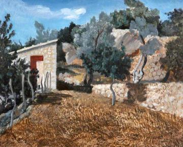 Fertile Hill Artwork by John Arthur Malcolm Aldridge