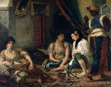 Women Of Algiers In Their Apartment Artwork by Eugène Delacroix