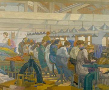 The Blouse Factory Artwork by Charles Ginner