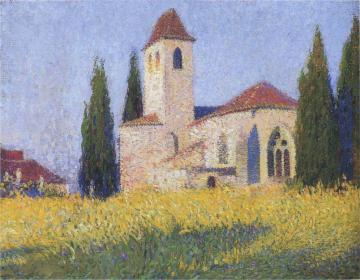 Church in Labastide Artwork by Henri Martin