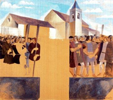 The Heroic Sons Of Palos And Moguer Artwork by Daniel Vazquez Diaz