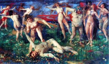 Bacchanal Artwork by Lovis Corinth