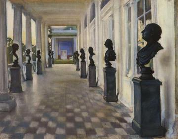 The Cameron Gallery In Tsarskoe Selo Artwork by Zinaida Serebriakova