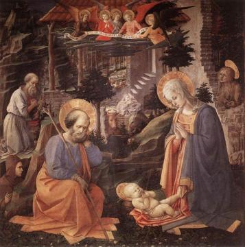 Adoration of the Child Artwork by Fra Filippo Lippi