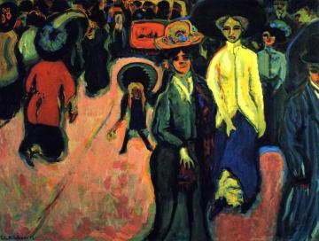 Straße Artwork by Ernst Ludwig Kirchner