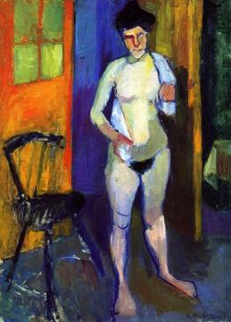 Nude with a White Towel Artwork by Henri Matisse