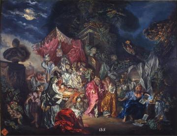 The Watchfulness Of Diogenes Artwork by Luis Paret y Alcazar