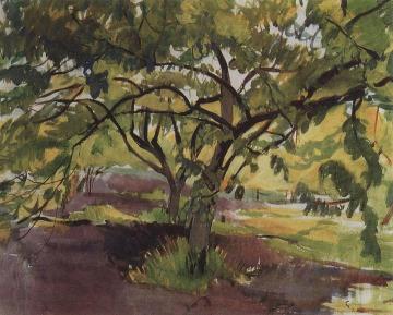 Orchard Artwork by Zinaida Serebriakova