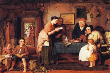 As Cold Water Is To A Thirsty Soul, So Is Good News From A Far Country Artwork by George Smith