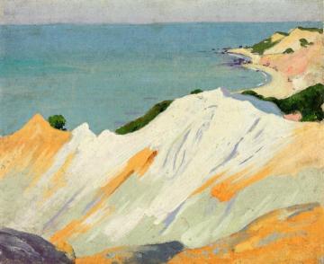 Chalk Hills, Gay Head Artwork by Arthur Wesley Dow