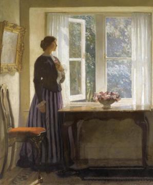 By The Window Artwork by Harold Knight