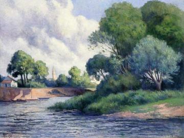 Landscape near Nantes Artwork by Maximilien Luce