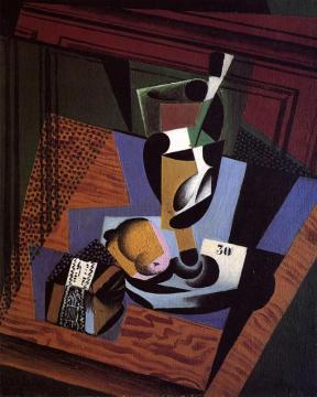 The Packet Of Tobacco Artwork by Juan Gris