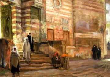 A Mosque In Cairo Artwork by Henry Ossawa Tanner