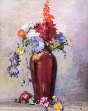 Floral Still Life Artwork by Georges Ames Aldrich