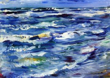 The Sea near La Spezia Artwork by Lovis Corinth